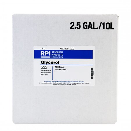 Glycerol, ACS, 10 L -  RPI, G22025-10.0
